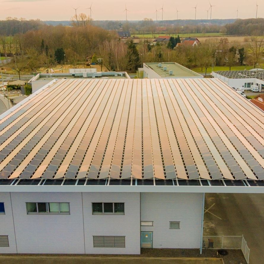 Photovoltaikanlage auf einem Dach