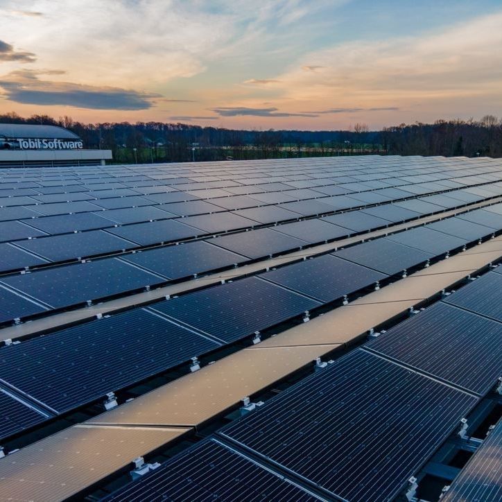 Photovoltaikanlagen auf einem Dach