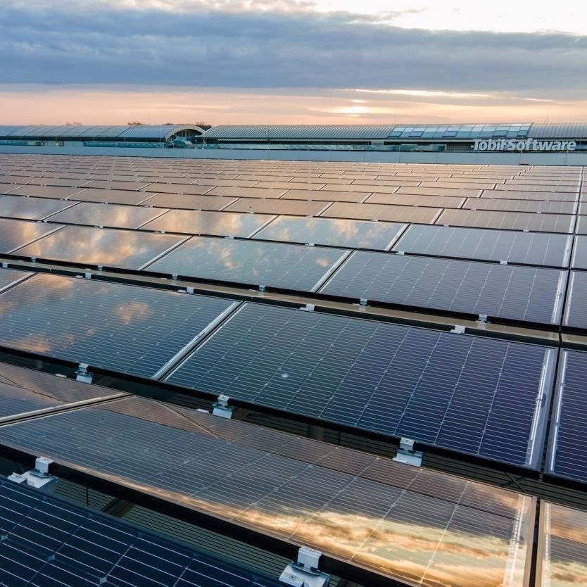 Photovoltaikanlage auf einem Dach