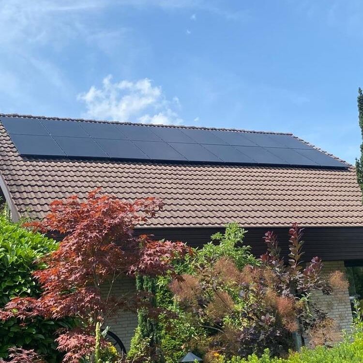 Photovoltaikanlage auf einem Dach