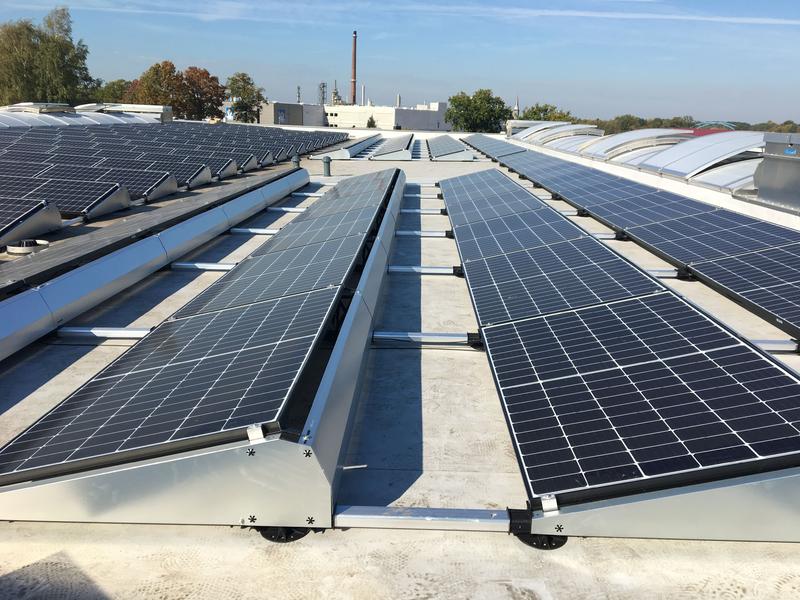 Photovoltaikanlagen auf einem Dach