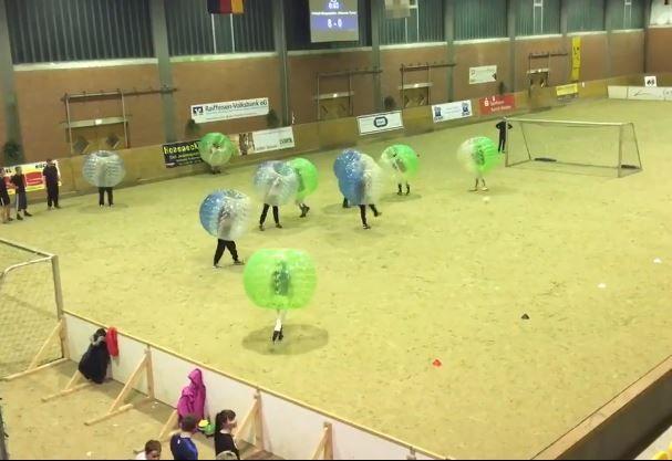 Hallenfußball-Spiel