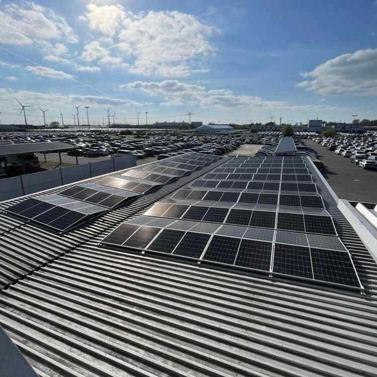 Photovoltaikanlage auf einem Dach