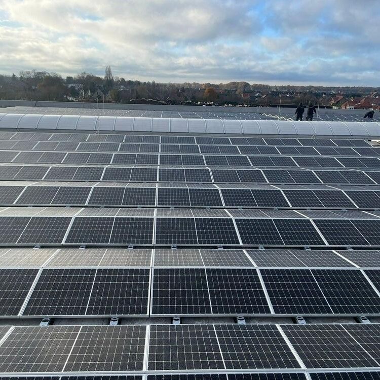 Photovoltaikanlage auf einem Dach