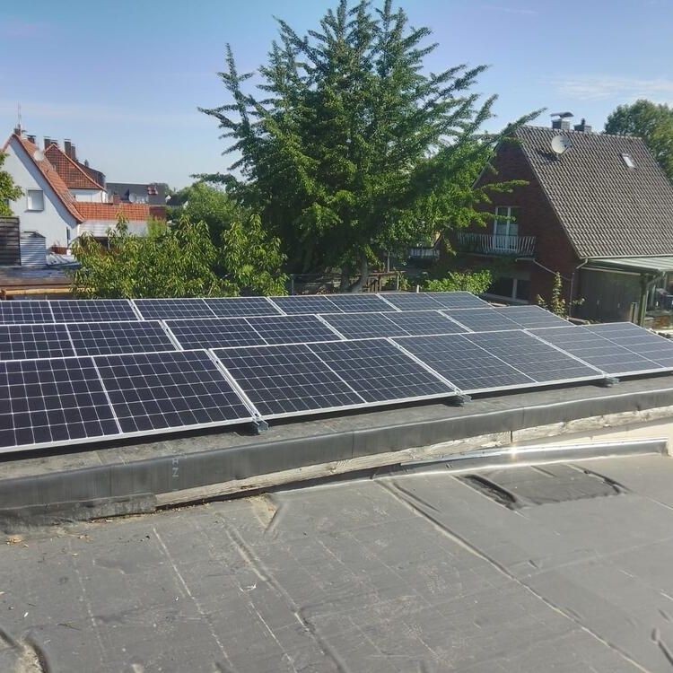 Photovoltaikanlage auf einem Dach